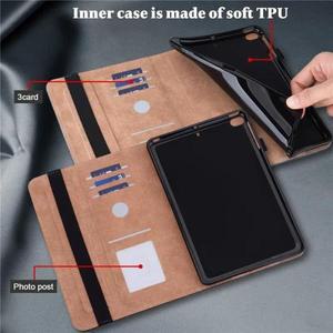 삼성 갤럭시 탭 A9 플러스 11 인치 케이스 용 Funda sm x210 고급 가죽 지갑 스탠드 태블릿