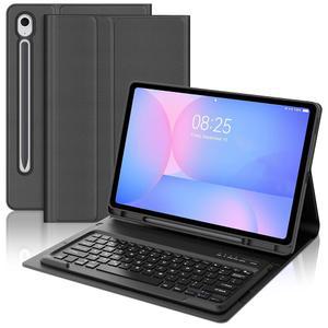 삼성 갤럭시 탭 S10 FE+ 플러스 13.1'' 2025, 탈착식 태블릿 S10FE+ 케이스 키보드 13.1인치, S10FE 키패드용 보호 커버, 블랙
