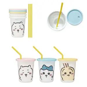 물병 치이카와 스트로 텀블러 3종 세트 320ml