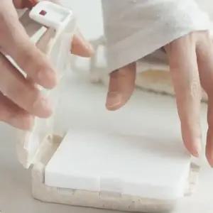 요일별 알약케이스 약정리함 휴대용 약보관함 베이지