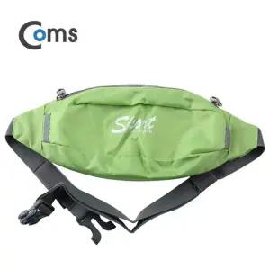 Coms 레저용 포켓 크립 고정 Green 허리벨트 파우치형