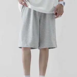 남자 반바지 반바지 무릎 기장 캐주얼 추리닝 5부