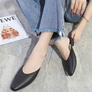 뒷트임 단화 슈즈 뮬신발 캐주얼 데일리 구두 여자