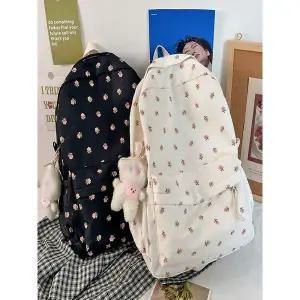 [트렌드스토어]빈티지 플라워 꽃무늬 패턴 빅사이즈 백팩_P376575001