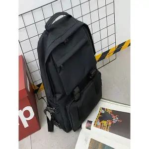 [트렌드스토어]실용적인 데일리 캐주얼 학생가방 멀티포켓 백팩_P376575008