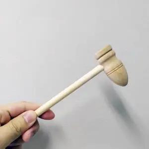 [셀러에이드]원목 목 어깨 지압마사지 망치 손마사지기 목마사지기
