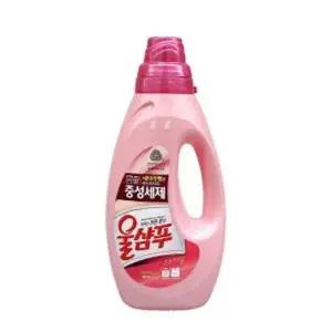 애경 울샴푸 울 세탁 빨래 중성 세제 1L