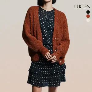 루시앙 페더얀 컬러 니트 자켓 가디건 3종 택1
