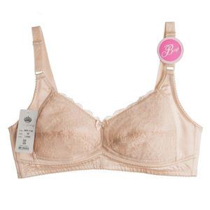 더보엠 노와이어 꽃 레이스 홑겹 브라 MBR-1138