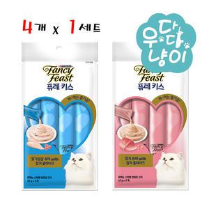 퓨리나 팬시피스트 퓨레키스 10g 4개입 4개세트 고양이간식