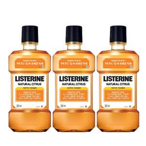 리스테린 시트러스 250ml 3개