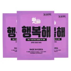 핫데이핫팩 파스형 행복해 50g X 30매 국내생산