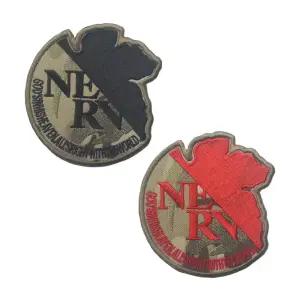 네르프 네르브 nerv velcro patch 벨크로 패치 자수 와펜 견장 찍찍이 eva 애니메이션 마크