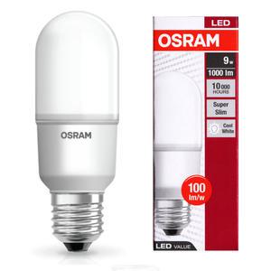 LED9W 스틱전구 백색 아이보리빛 삼파장전구 15W 대체