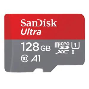 샌디스크 마이크로 SD 카드 울트라 A1 128GB 핸드폰 닌텐도 카메라 블랙박스 외장 메모리카드 SQUAB