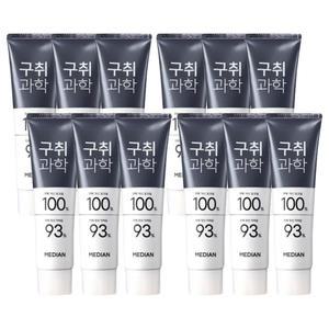 메디안 구취과학치약 프리징 쿨 민트 120g 3입x4개