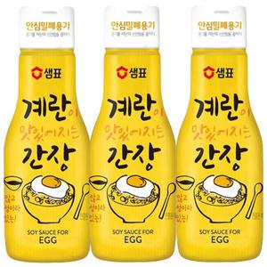 샘표 계란이 맛있어지는 간장, 200ml, 3개