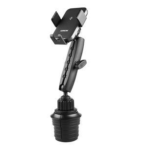ARKON 무선N오토 25메탈로버스트 차량용 컵홀더 무선충전 핸드폰 거치대 , AWCRM6323