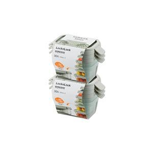 [락앤락][본사] 포개어 보관하는 착착용기 더블구성 230ML 총6P(LTN310S3S2)
