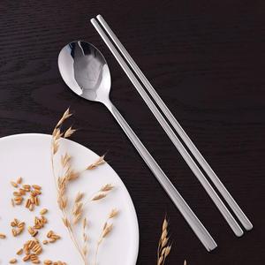 벨로 스텐 수저세트 B 한식 숟가락 젓가락 저분 업소용