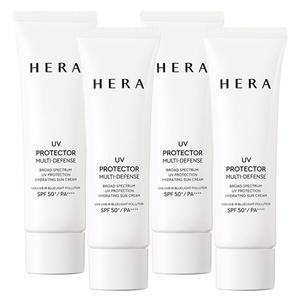 헤라 유브이 UV 프로텍터 멀티 디펜스 선크림 50ml SPF50+ 4개