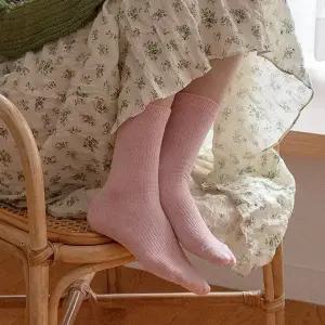 [8켤레]삭스팩토리 여성 데일리 골지 장목 양말 10컬러