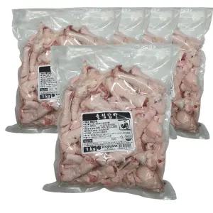 닭발 원료 튤립닭발 1Kg 5팩