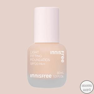 이니스프리 파운데이션 라이트 피팅 파운데이션 30ml 21N 바닐라 × 1개