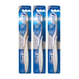 오랄비 크로스액션 프로엑스퍼트 칫솔 x 3개(랜덤발송)