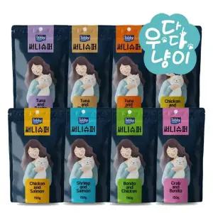 테비 써니슈퍼 150g 쿠키 비스킷 고양이간식