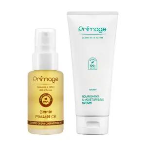 쁘리마쥬 유기농 보습관리 키트 - 기본형 (오일 50ml  + 로션 200ml 튜브형)