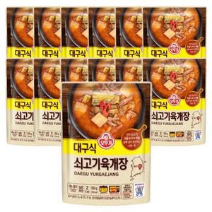 [오뚜기] 오뚜기 대구식 쇠고기 육개장 500g 12개