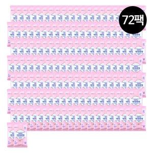 크리넥스 마이비데 밸런스케어 화장실용 물티슈 휴대용 10매 72팩