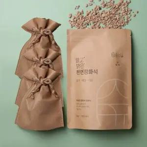 [온다숲] 제올라이트 정화석 1kg + 부직포M3개 국내산 인테리어 탈취 제습 가습