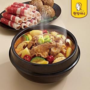 [원할머니] 고소한 차돌 듬뿍 된장찌개 500g 10팩