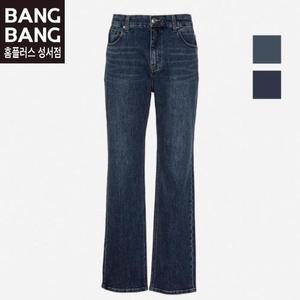 뱅뱅 HC04 가을밑위긴일자인밴드스판청바지 캣브러쉬 하이라이즈이지슬림 롱기장 데님