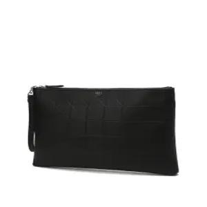 닥스 액세서리 [클러치(L-Size)][GRID MAXI][그리드 맥시] 블랙 그리드 패턴엠보 소가죽 DBBA5E279BK
