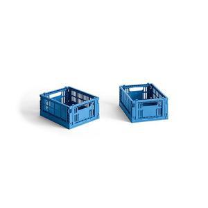 [HAY](대구신세계)헤이 HAY Colour Crate Mini (Set of 2) 헤이 컬러 크레이트 미니 일렉트릭 블루