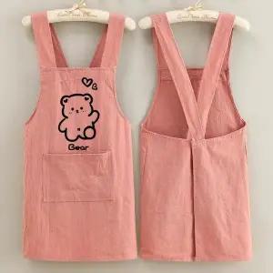 [인테리어가구]귀여운 아기곰 앞치마 어린이집 공방 보육교사 미술 카페 에이프런 예쁜 (S26795054)