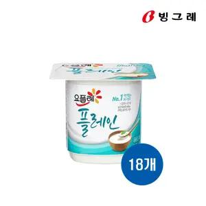 빙그레 요플레 플레인 85g 18개