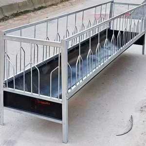 농장 염소 먹이통 송아지 농가 축사 건초 가축 스텐