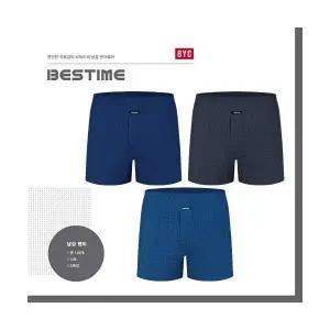 비와이씨 베스타임 니트면 3매입 트렁크팬티 빅사이즈 2203