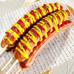 쿠즈락 토네이도핫도그 210g 10개입 휴게소간식 업소용 대용량