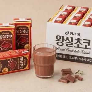 빙그레 왕실초코 190ml x 24개입