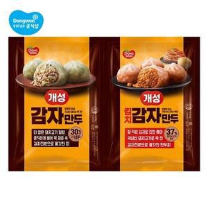 [동원에프앤비][S]개성 감자만두 1.2kg + 개성 김치감자만두 1.2kg