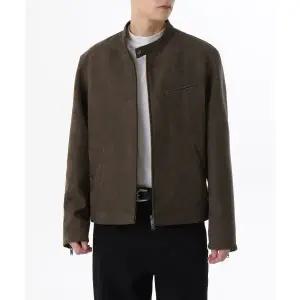 무신사 스탠다드 MUSINSA STANDARD 신세틱 스웨이드 레이서 자켓 재킷 [브라운] MMEUL103-BR 151381