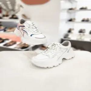 여성 어글리 스니커즈 X2HP50HF23 LM-WHITE LM-PINK 1DD_OD