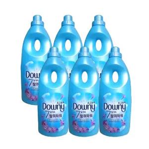 다우니 탈취파워 레몬그라스와 라일락 초고농축 섬유유연제 본품 1L x 6개