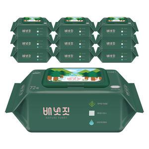 배냇짓 네이처 포레 아기물티슈 캡형 sm
