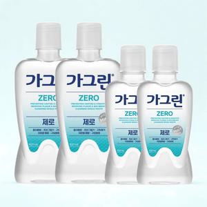 동아제약 가그린 제로 820ml 2개 + 250ml 2개